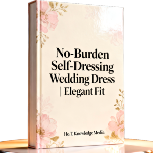 No-Burden Self-Dressing Wedding Dress | Elegant Fit